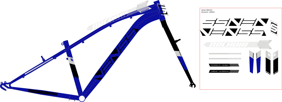 F.VILA ZA RAM  ARC292MTV/25CK01P03/XL18-3892278 2025